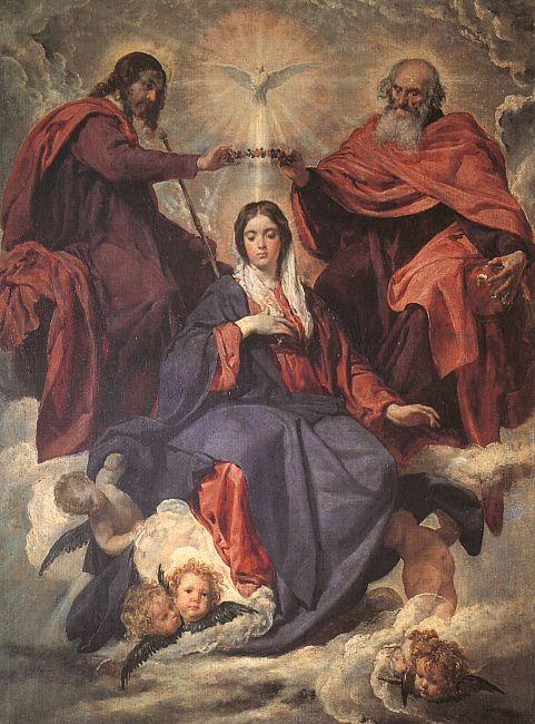 Diego Velazquez The Coronation of the Virgin oil painting picture